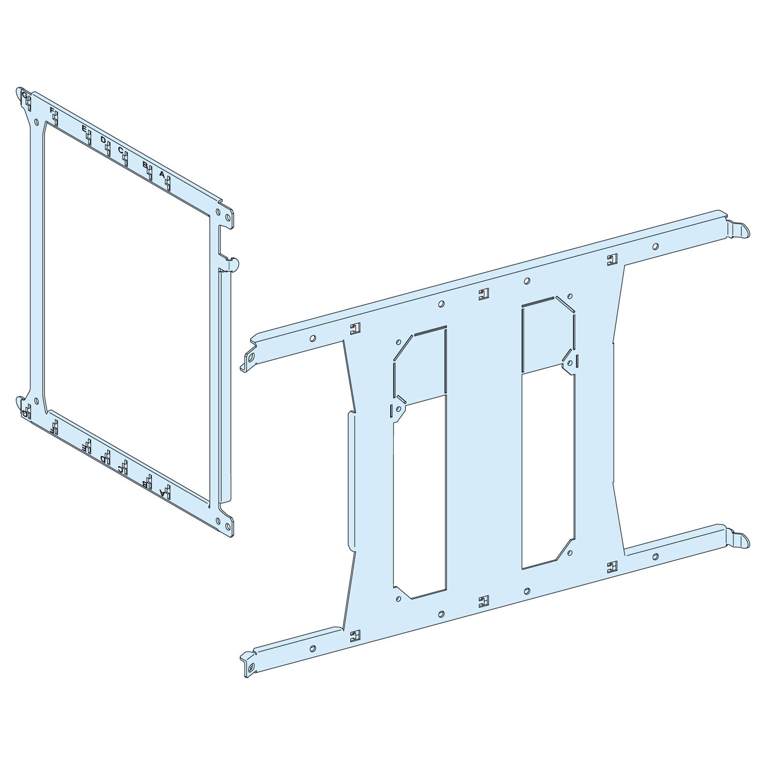 PrismaSeT P Active - Platine NS800/1000-fixe-3P4P-horiz.-cde man./rota
