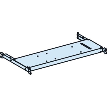 PrismaSeT PAct- Platine NS800-1600 - débrochable - 3P4P - ver - L650
