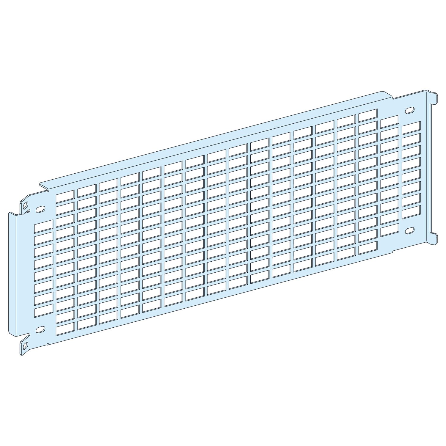 PrismaSeT P Active - Platine perforée 4M + 4 traverses pour réglage en