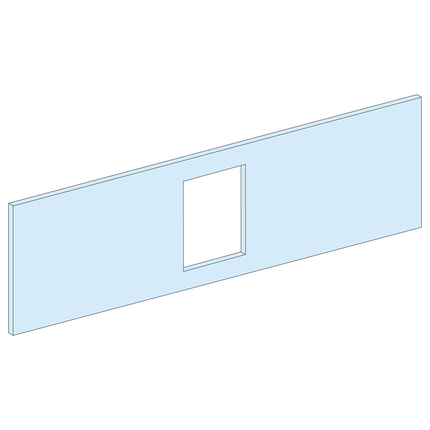 PrismaSeT PAct- Plastron INS/INV 630 - 5M - fixe - horizontal - L650
