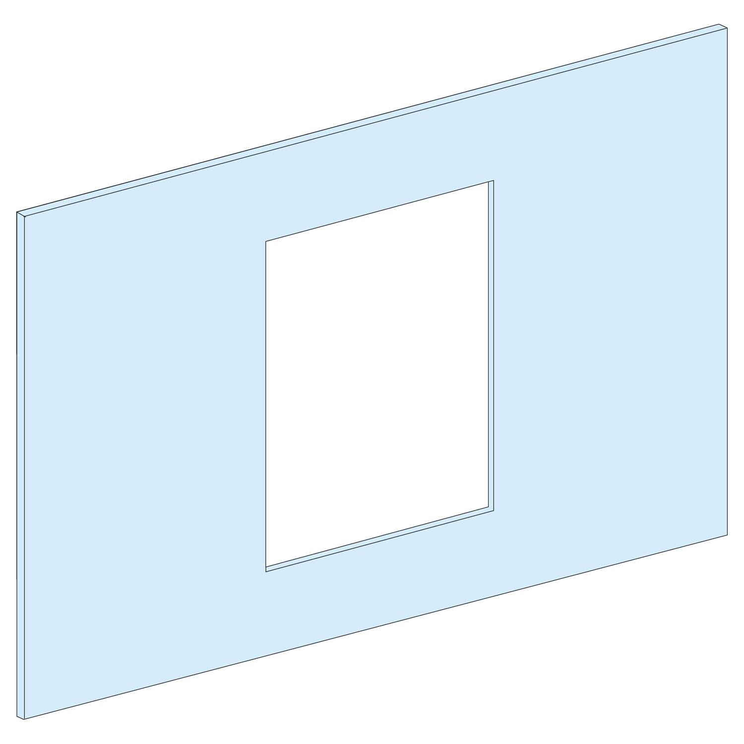 PrismaSeT P Active - Plastron NS800/1600 - 7M - fixe - vertical - Télé
