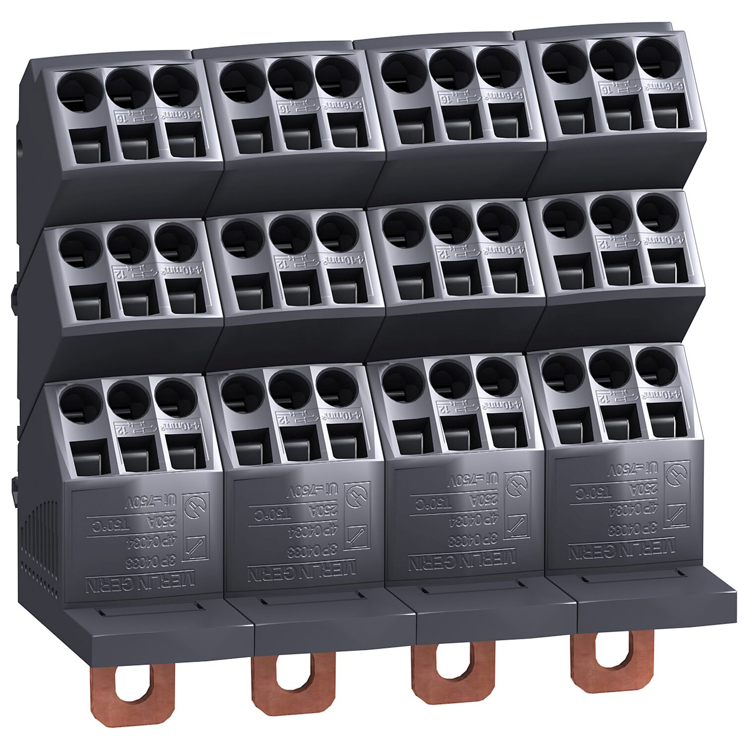 lgy DP - rép NSX 4P - 250A Icc 150kA - connect 4x(6x10mm² + 3x16mm²)
