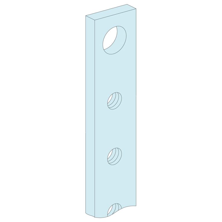 lgy BS-JdB de fond 250A – barres taraudées 20×5 – L=1400 mm – lot de 4