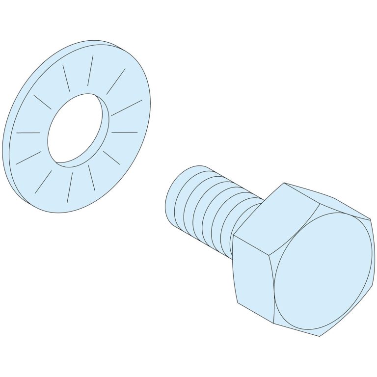lgy BS-Lot de 40 vis + rondelles – M6 x 16 pour barre taraudée < 630 A