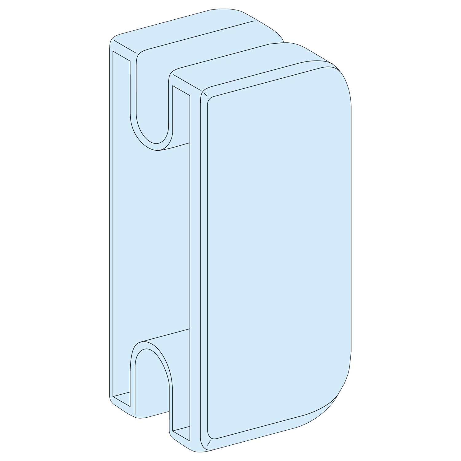 PrismaSeT Active - Passe-fils à travers face avant - 17x27mm - Lot de