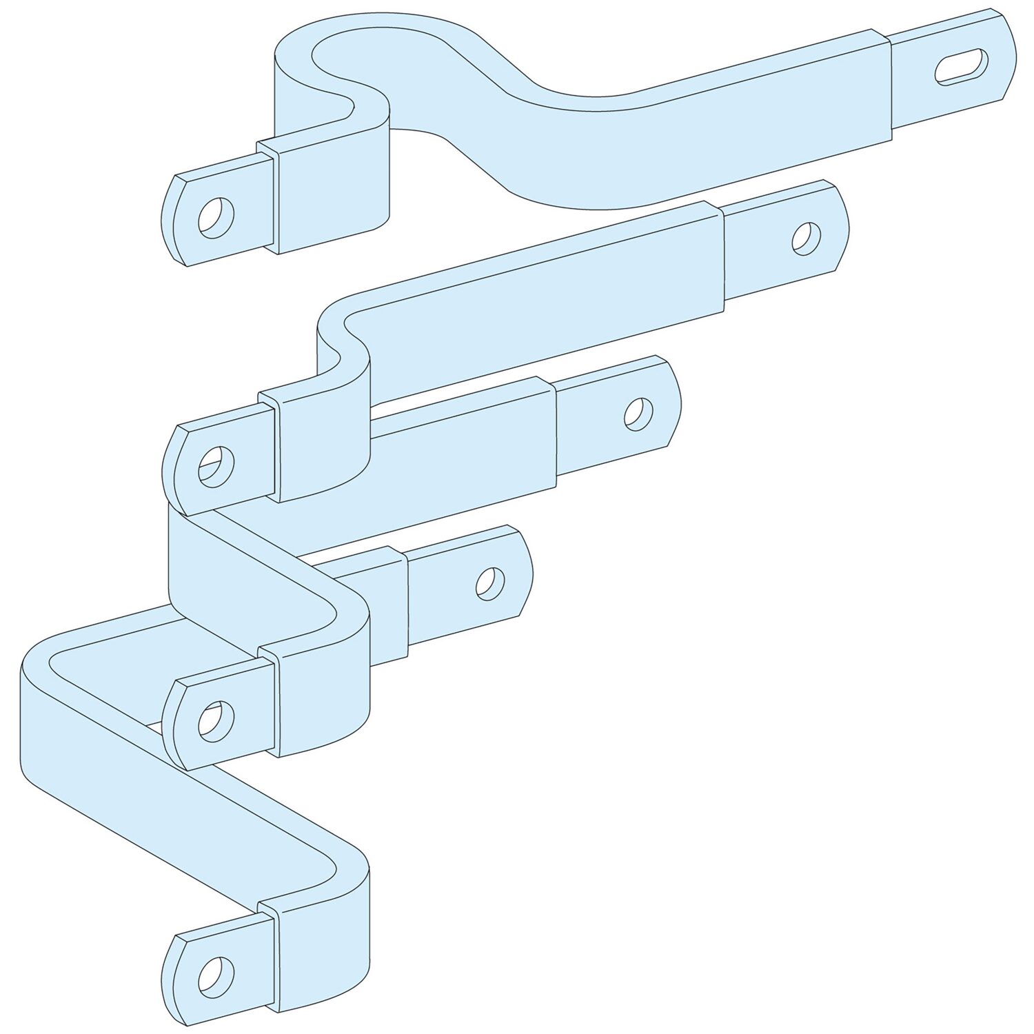 PrismaSeT PAct- Liaison JdB.V NSX100/250 - horizont. fixe maneton - 4P