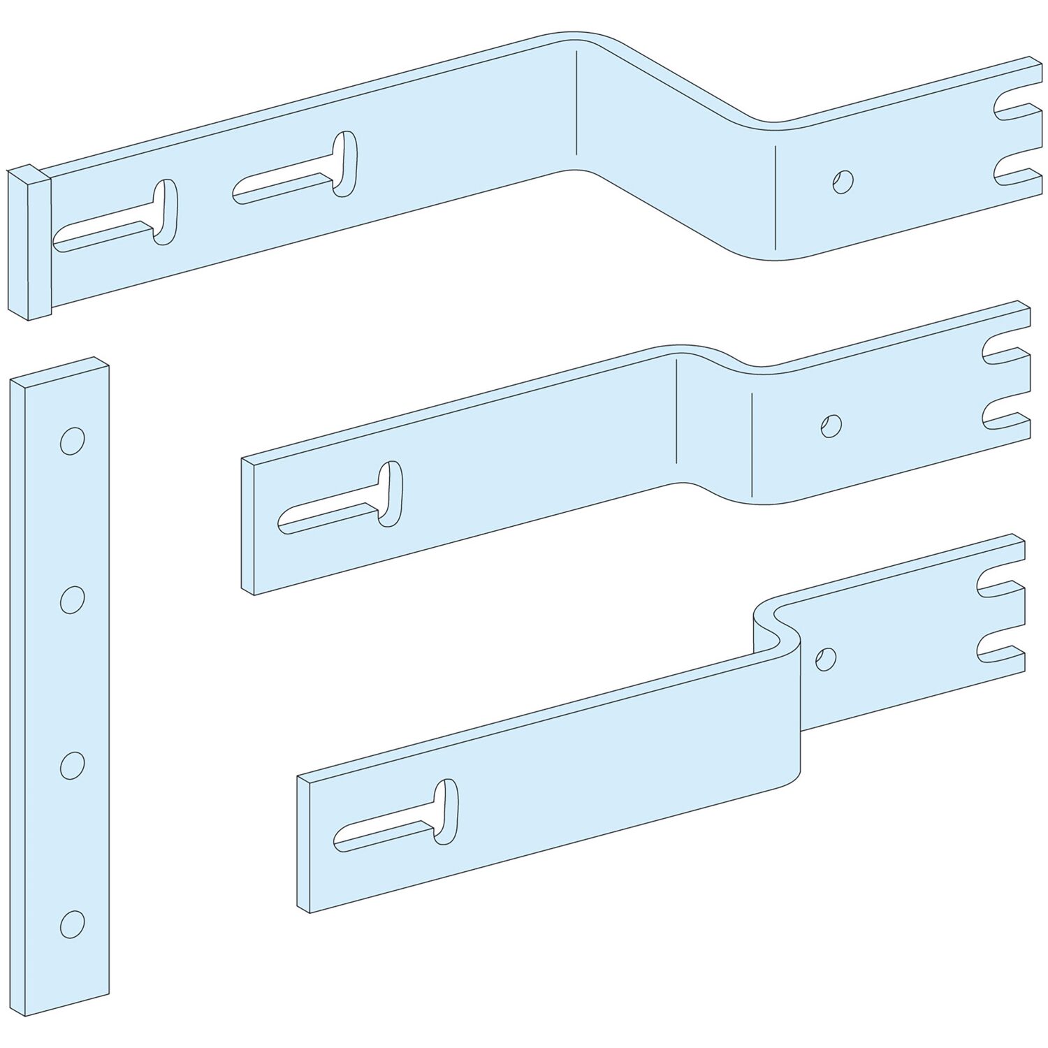 PrismaSeT P Active - Liaison JdB.V NS800/1000 - horizontal Fixe - 3P