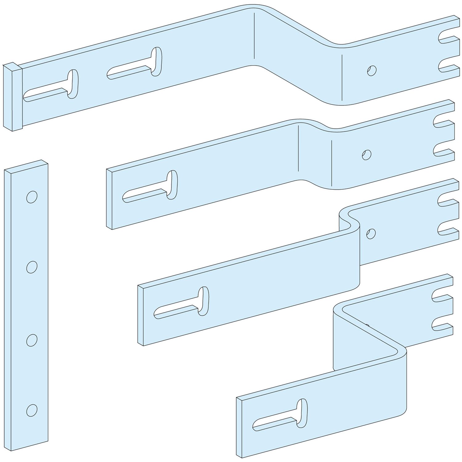 PrismaSeT P Active - Liaison JdB.V NS800/1000 - horizontal Fixe - 4P