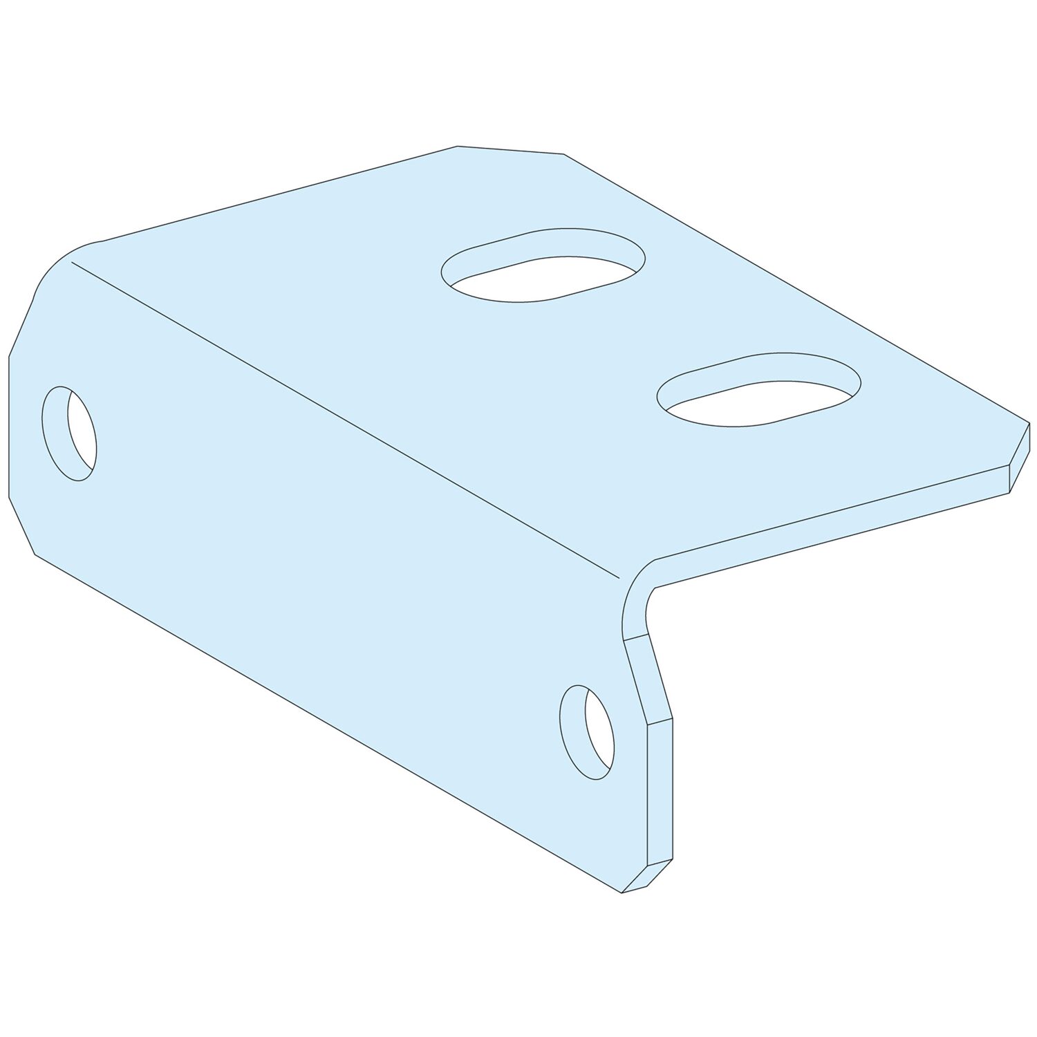 PrismaSeT P Active - Equerres supports PE horizontaux - lot de 2