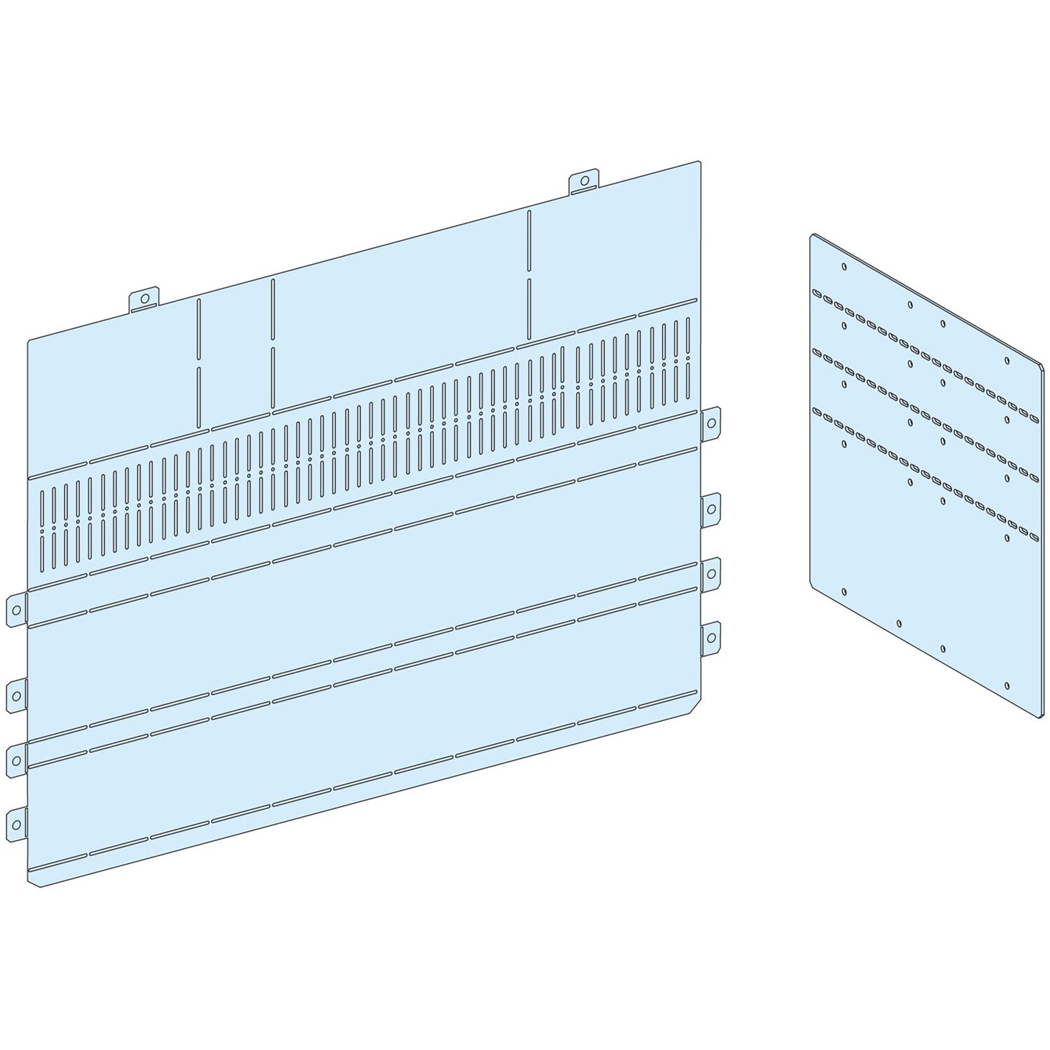 PrismaSeT P Active - Capot raccordement avant NS1600 vertical - fixe