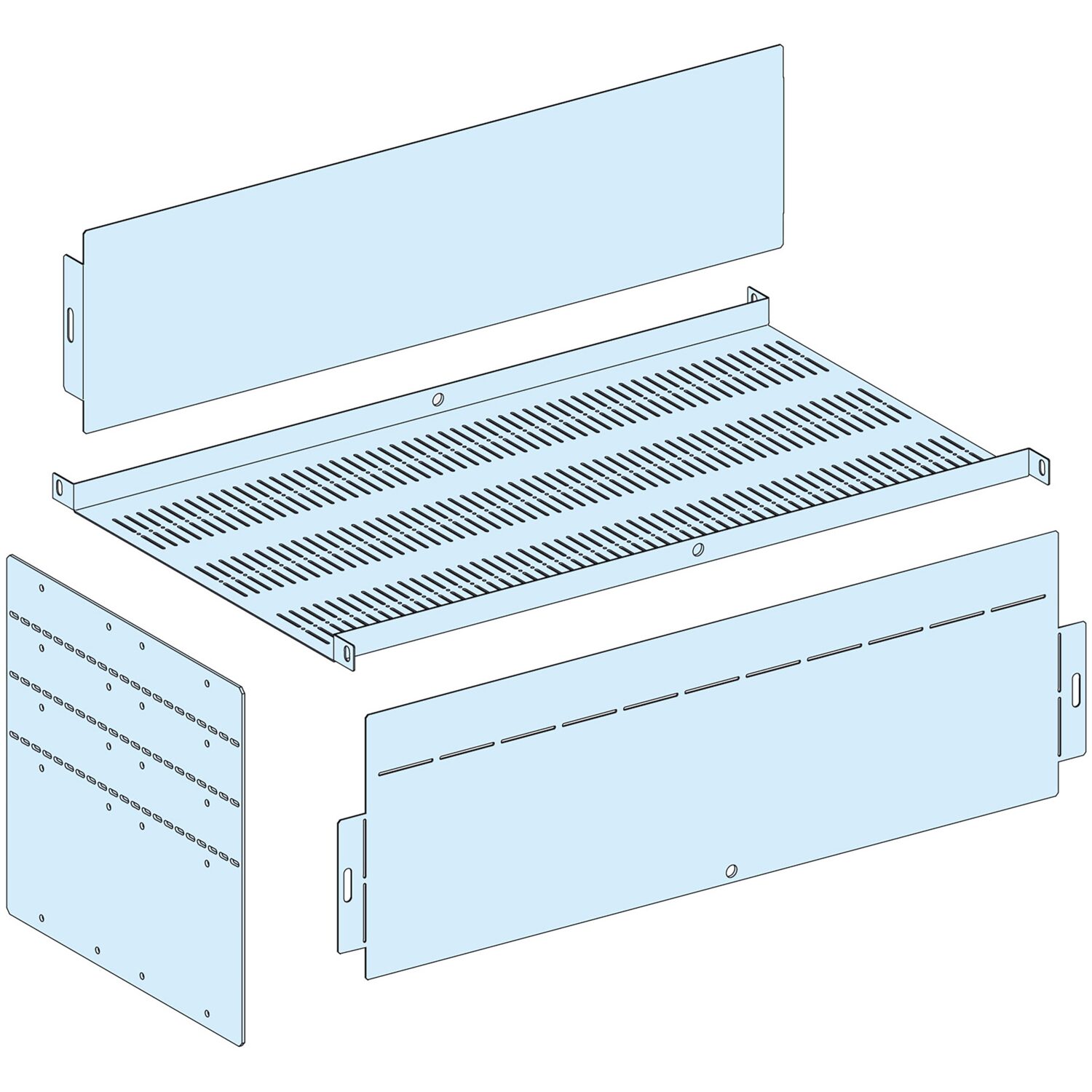 PrismaSeT PAct- Capot pour JdB transfert Linergy BS > ou = 800 A - L650