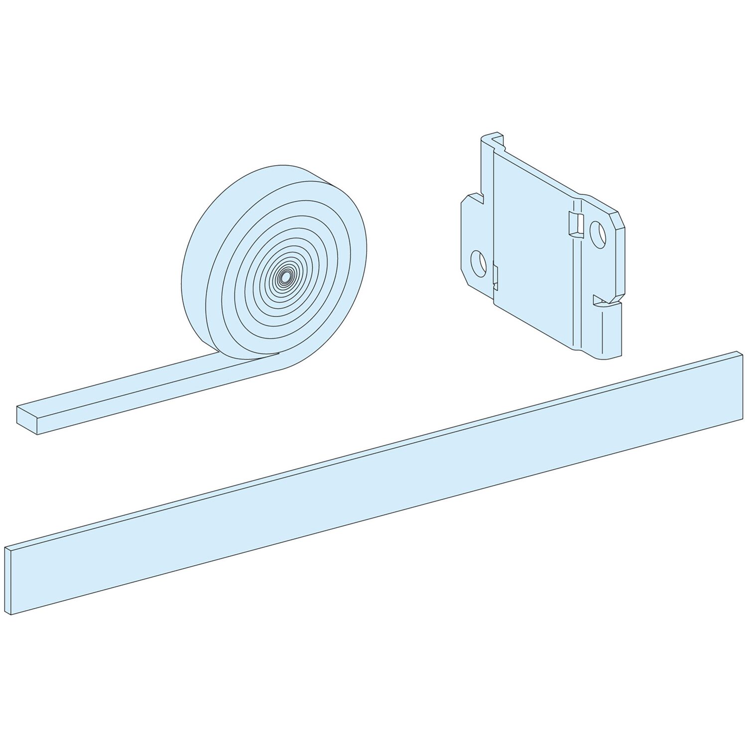 PrismaSeT P Active - Kit association double profond.-vis+plaque assemb