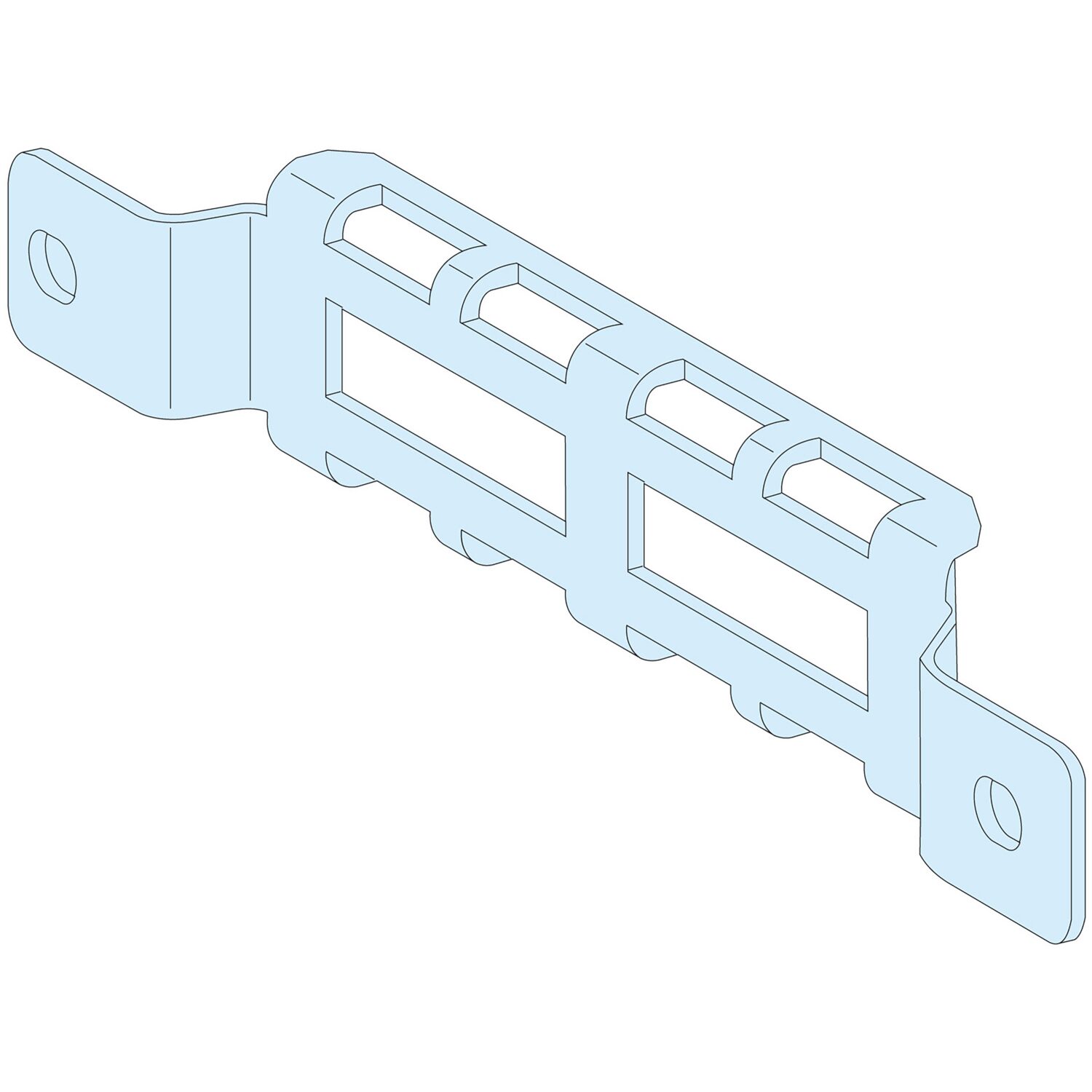 PrismaSeT P Active - Support bridage câbles - P400mm - lot de 4