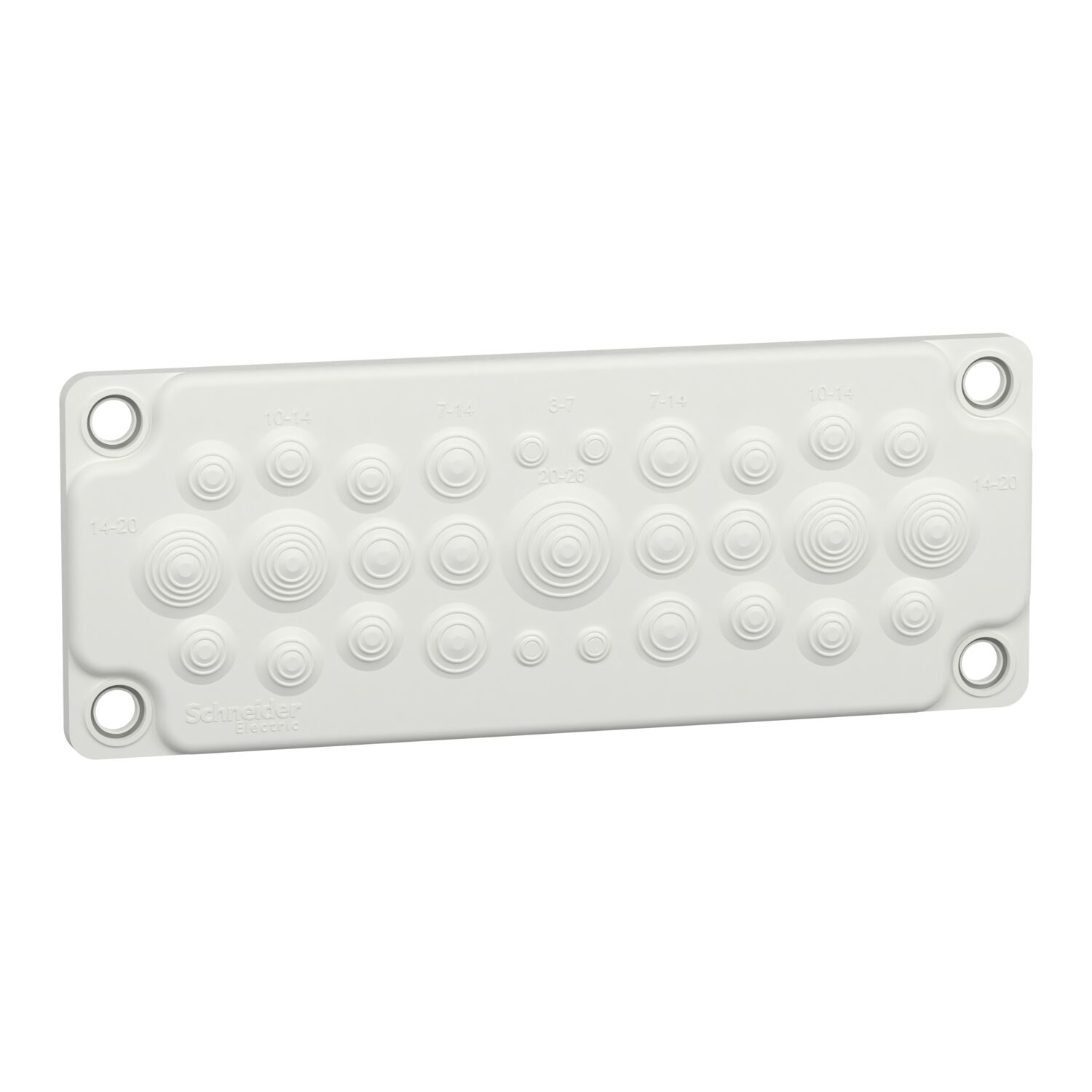 PrismaSeT G Active - Plaque passe-câbles à membrane - 29 entrées