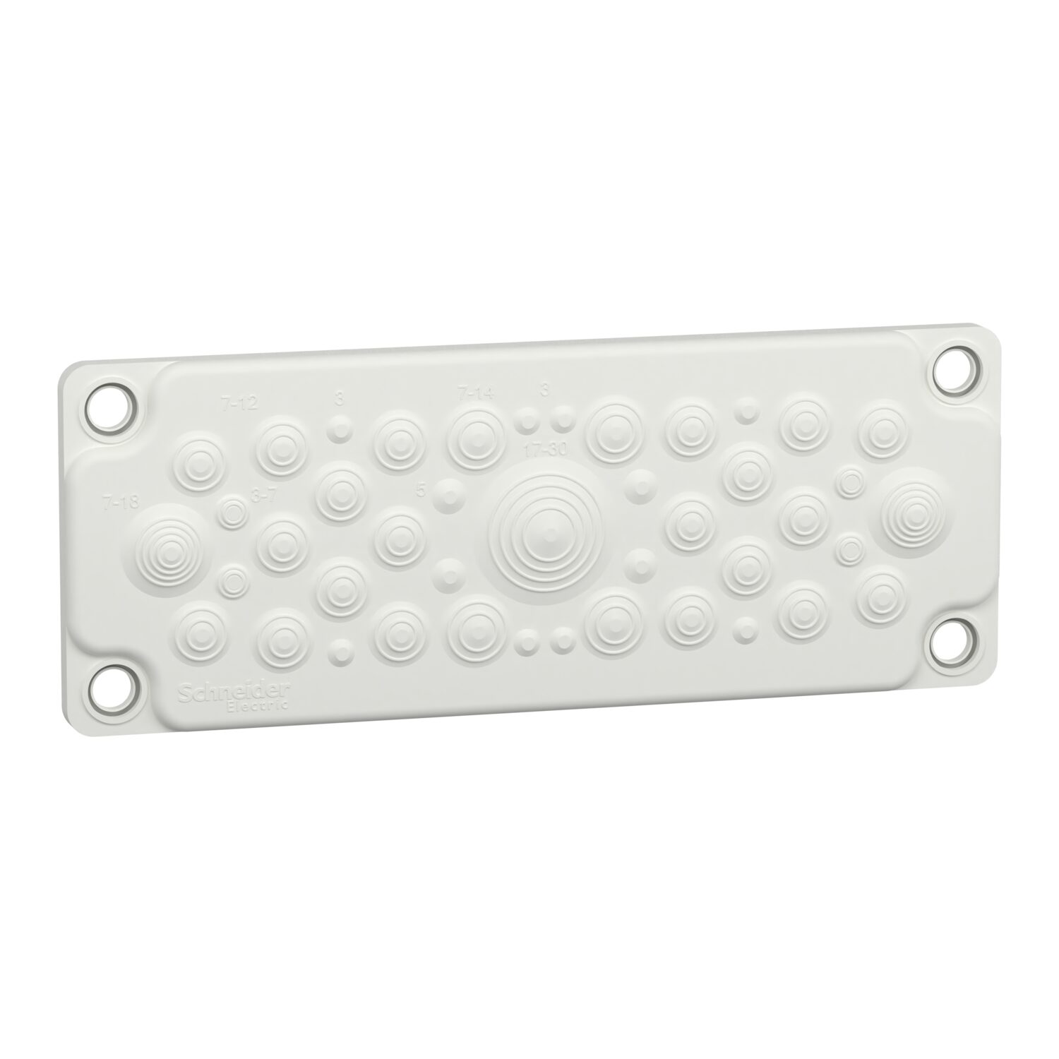 PrismaSeT G Active - Plaque passe-câbles à membrane - 43 entrées