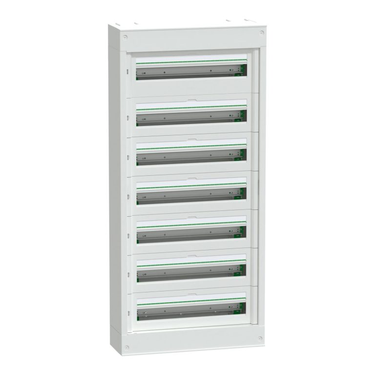 PrismaSeT S – coffret saillie plastique & métal 7 rangées 24 modules