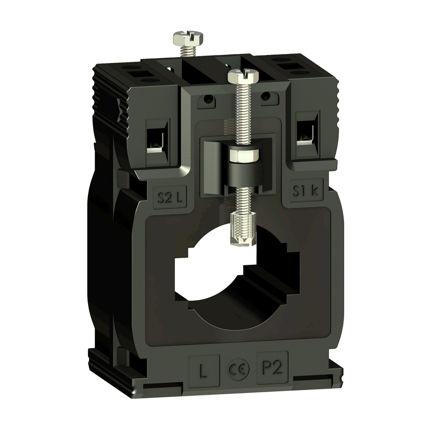 PowerLogic - transf d'intensité- DIN 250/5A-câble<27-barre 10x32 15x2