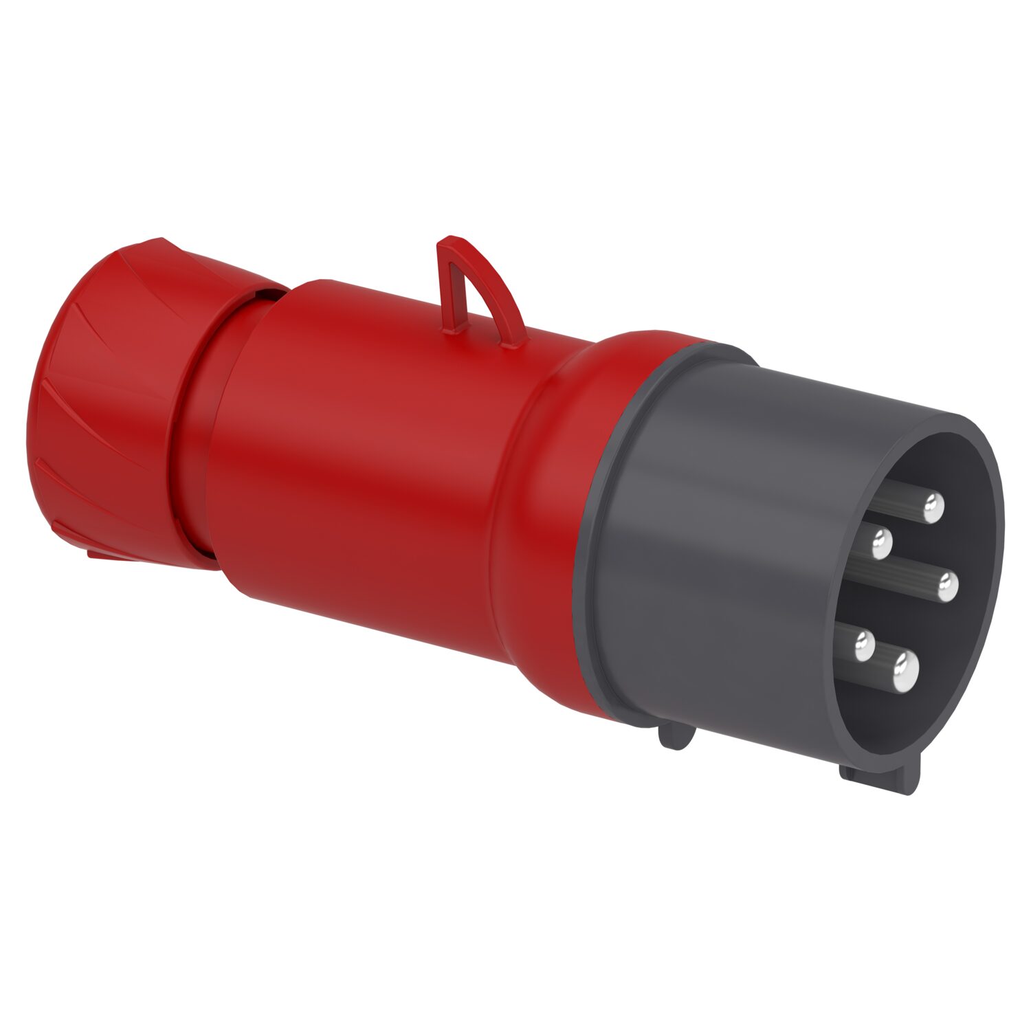 PratiKa - fiche mobile indus droite 32 A - 3P+N+T - 380..415 V CA-IP44