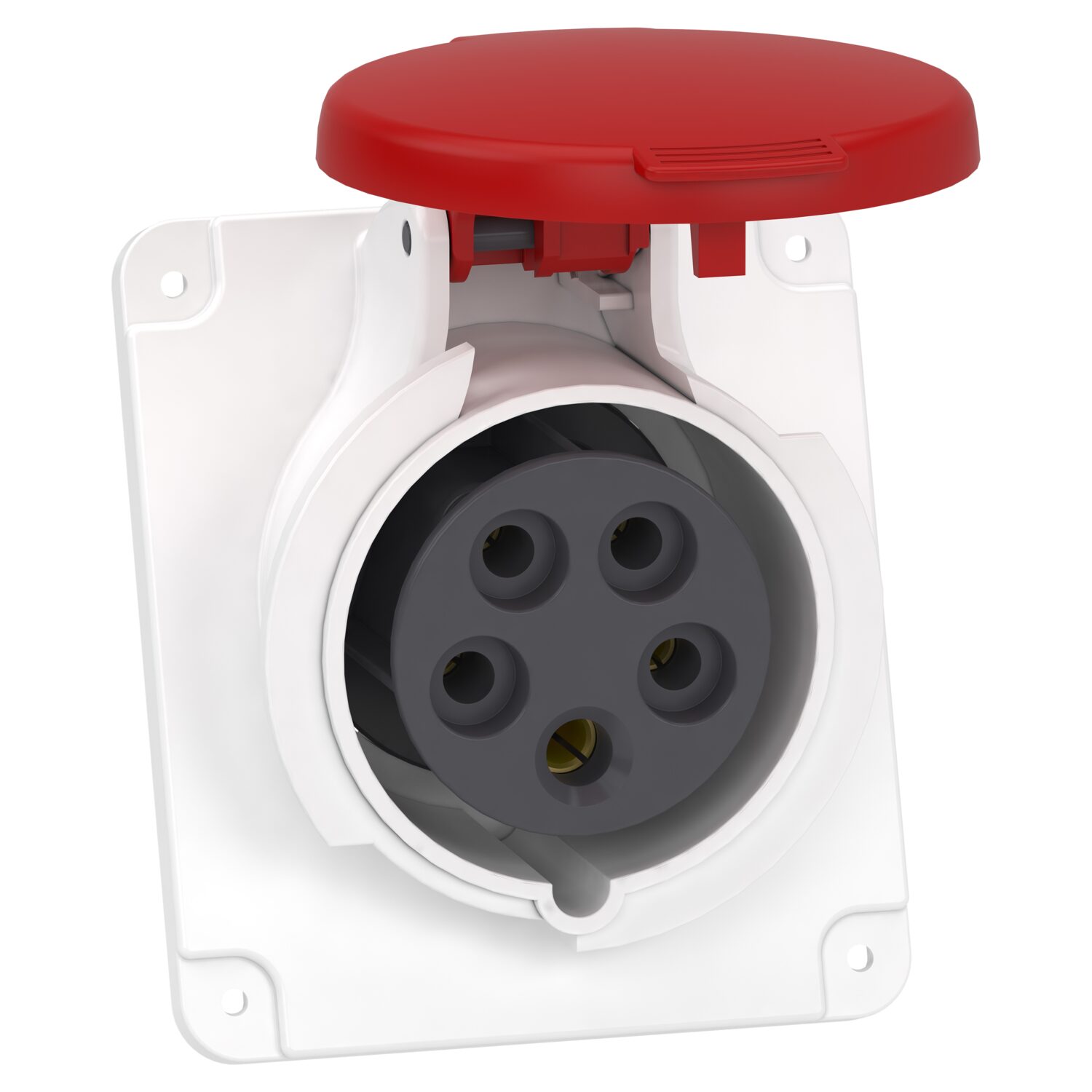PratiKa - scl de pc inclinée -16A -3P+N+T - 380-415 V CA- IP44 - à vis