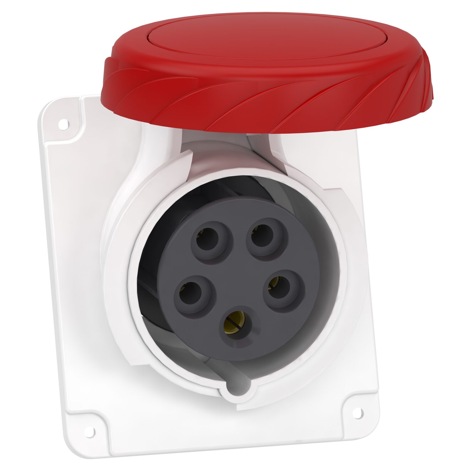PratiKa - scl de pc inclinée -16A -3P+N+T - 380-415 V CA- IP67 - à vis