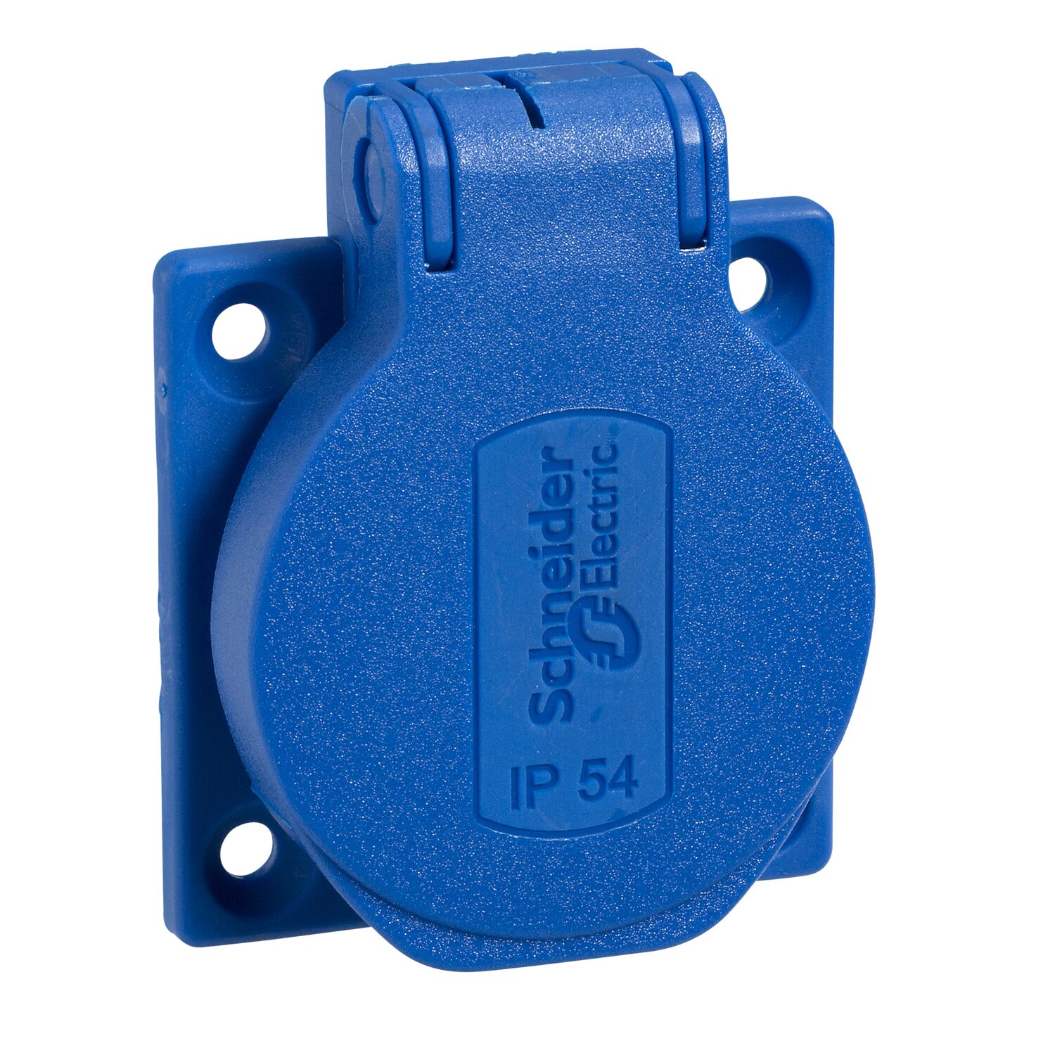 PratiKa - scl de pc NF 50x50mm - 2P+T 10-16 A - IP54 - connex arr-bleu