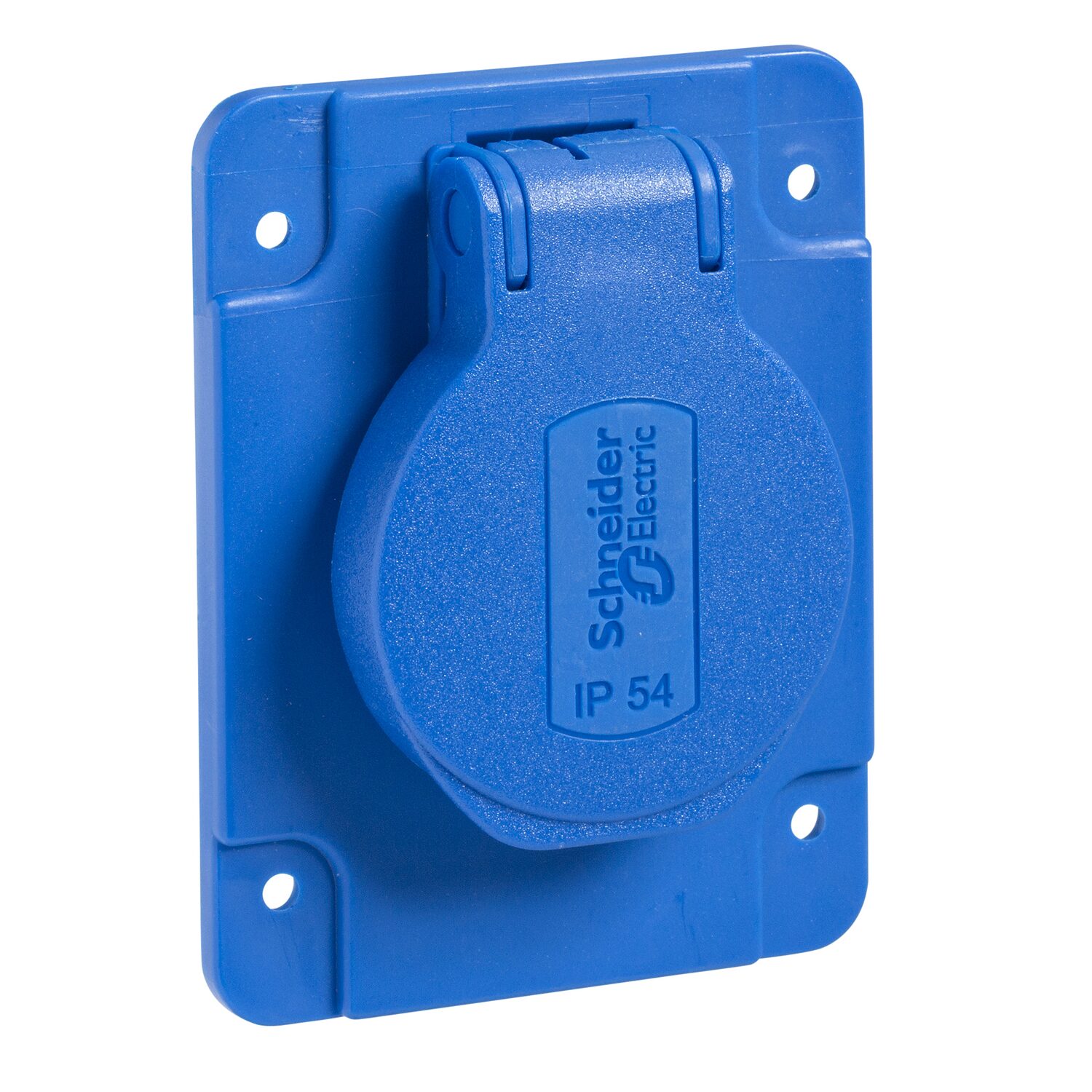PratiKa - scl de pc NF 65x85mm - 2P+T 10-16 A - IP54 - connex arr-bleu