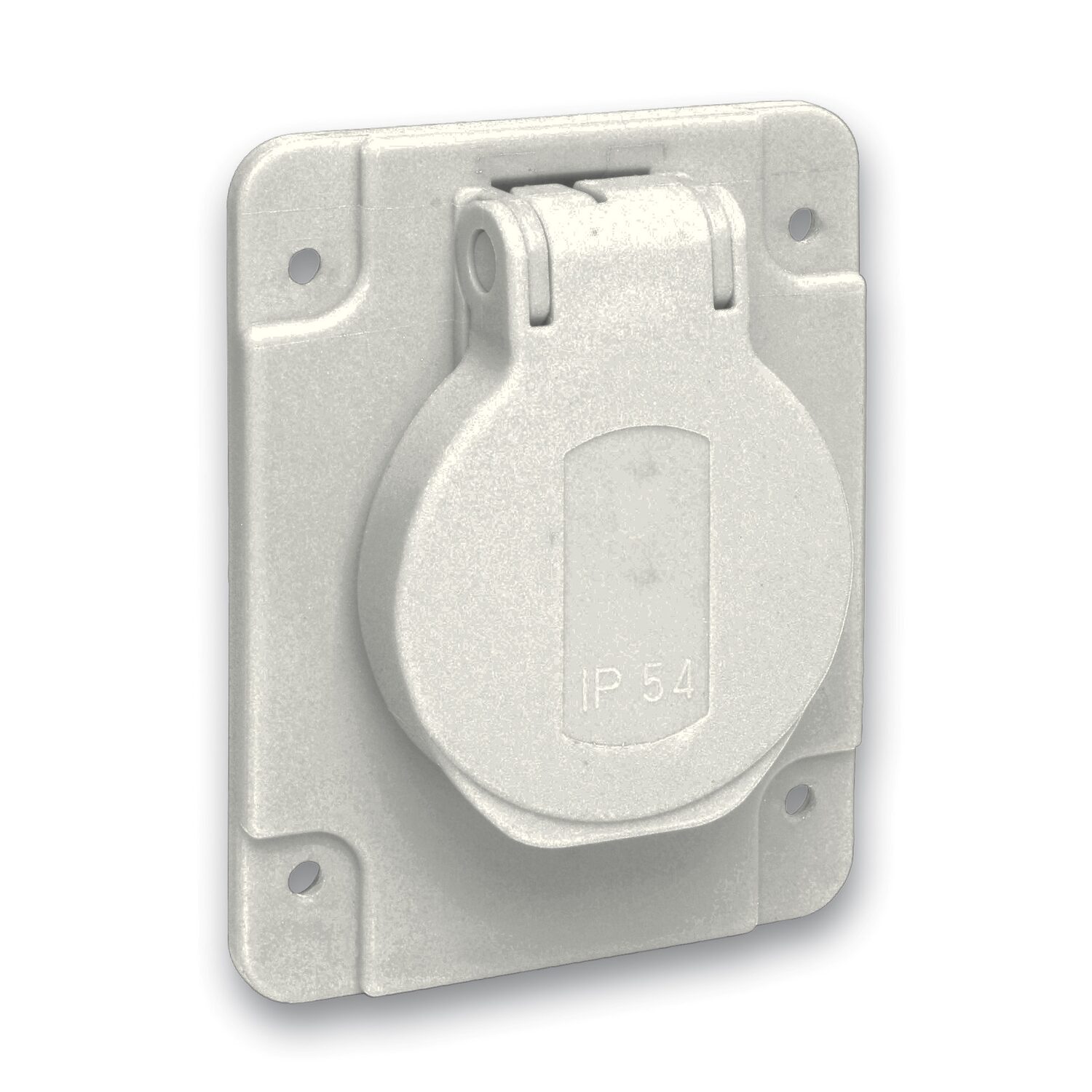 PratiKa - scl de pc NF 65x85mm - 2P+T 10-16 A - IP54 - connex arr-gris