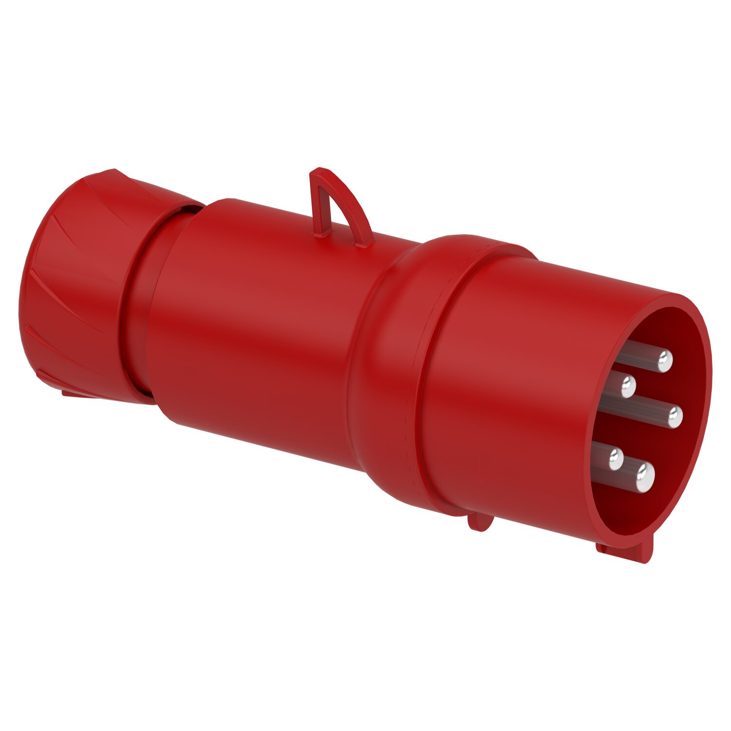 PratiKa - fiche mobile indus droite - 32A - 3P+N+T - 380-415 V CA-IP44