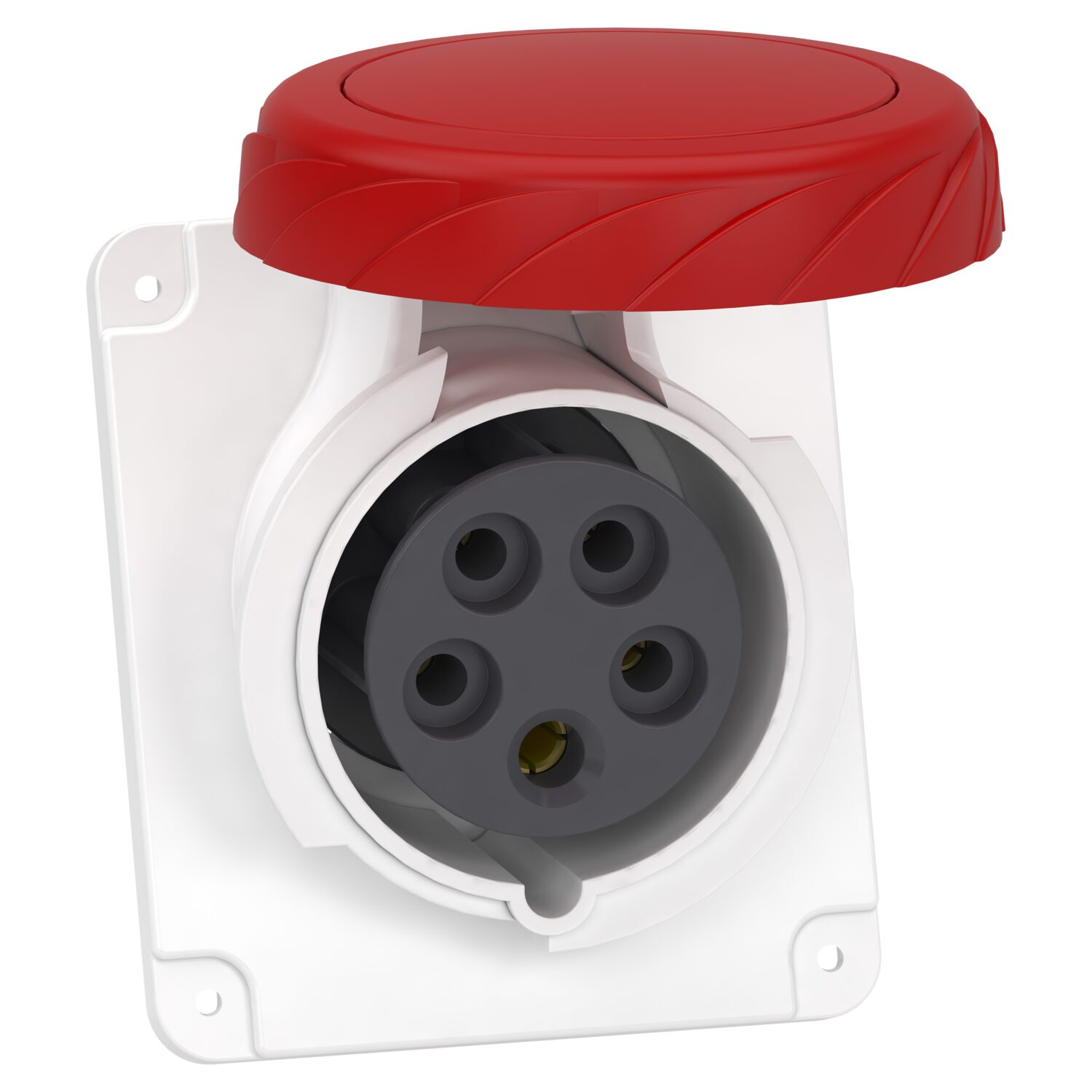 PratiKa - scl de pc indus coudée 16 A - 3P+N+T - 380-415 V CA - IP67