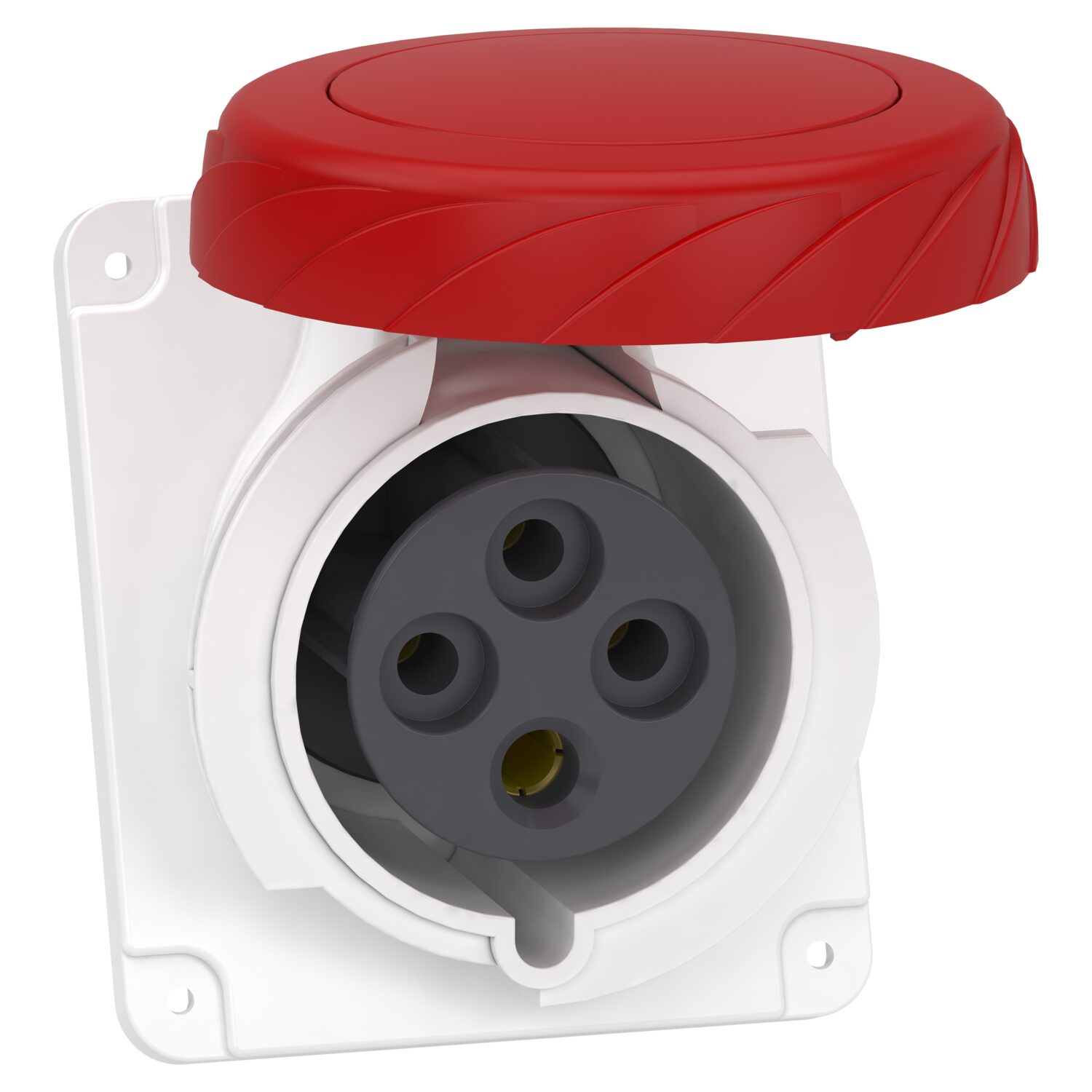 PratiKa - scl de prise indus coudée 32 A - 3P+T - 380-415 V CA - IP67