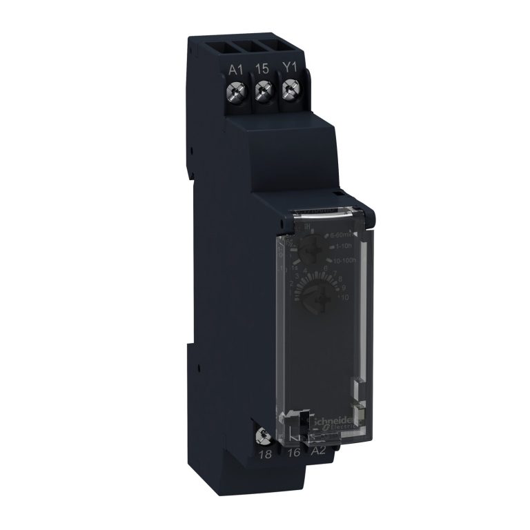 Hmy Time RE17 – relais tempo repos cde ext – 1OF – 24Vcc 24 à 240Vca