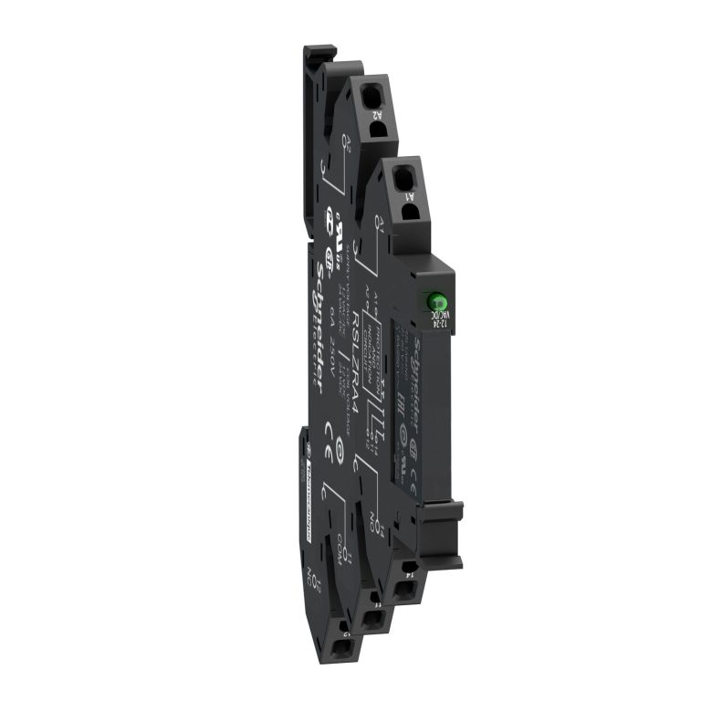 Zelio Relay RSL – relais PCB embro monté sur embase – 1OF – 6A-24VACDC