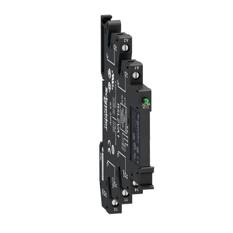 Zelio Relay RSL – relais PCB embro monté sur embase – 1OF – 6A-24VACDC