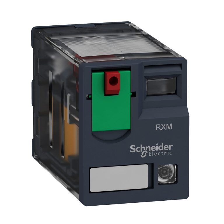 Zelio Relay RXM – relais min – embro – test+DEL – 2OF – 12A – 24VAC