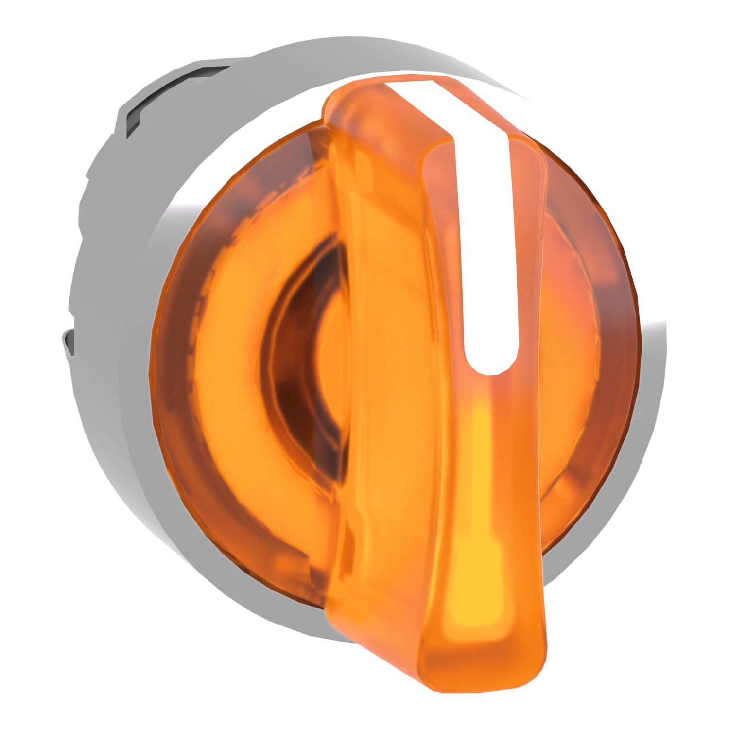 Harmony XB4 - tête bouton à manette Lum- Ø22 - 3 pos fix - orange